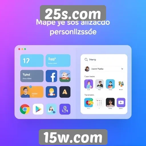 Novos recursos de personalização disponíveis no 25s.com